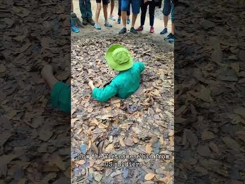 Clever Hiding Place in Vietnam: Cu Chi Tunnels