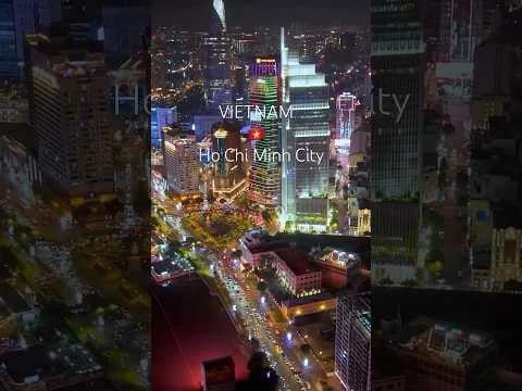 Ho Chi Minh City Night Skyline