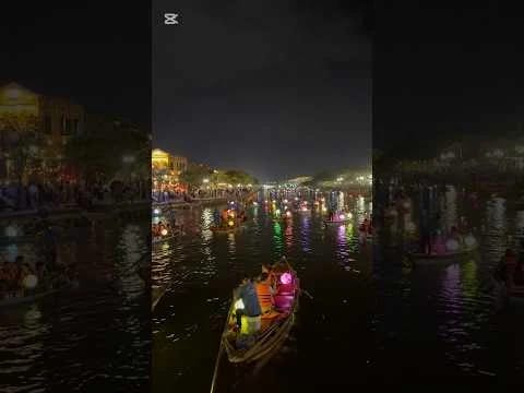 Lantern Boats in Hoi An Ancient Town, Vietnam
