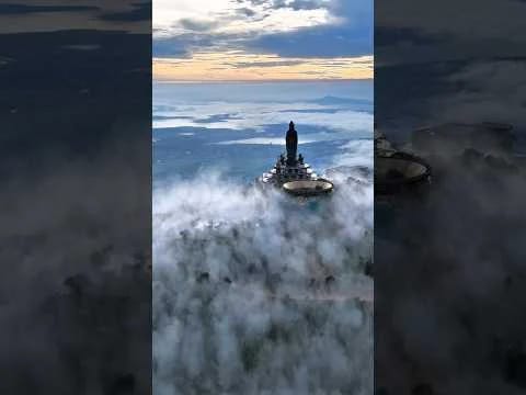 Ba Den Black Virgin Mountain, Tay Ninh by Drone