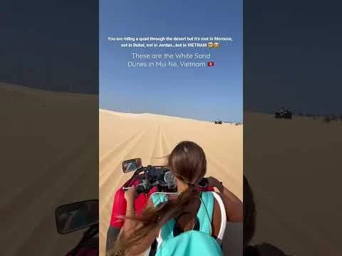 Riding a Quad on the Sand Dunes of Mui Ne, Vietnam