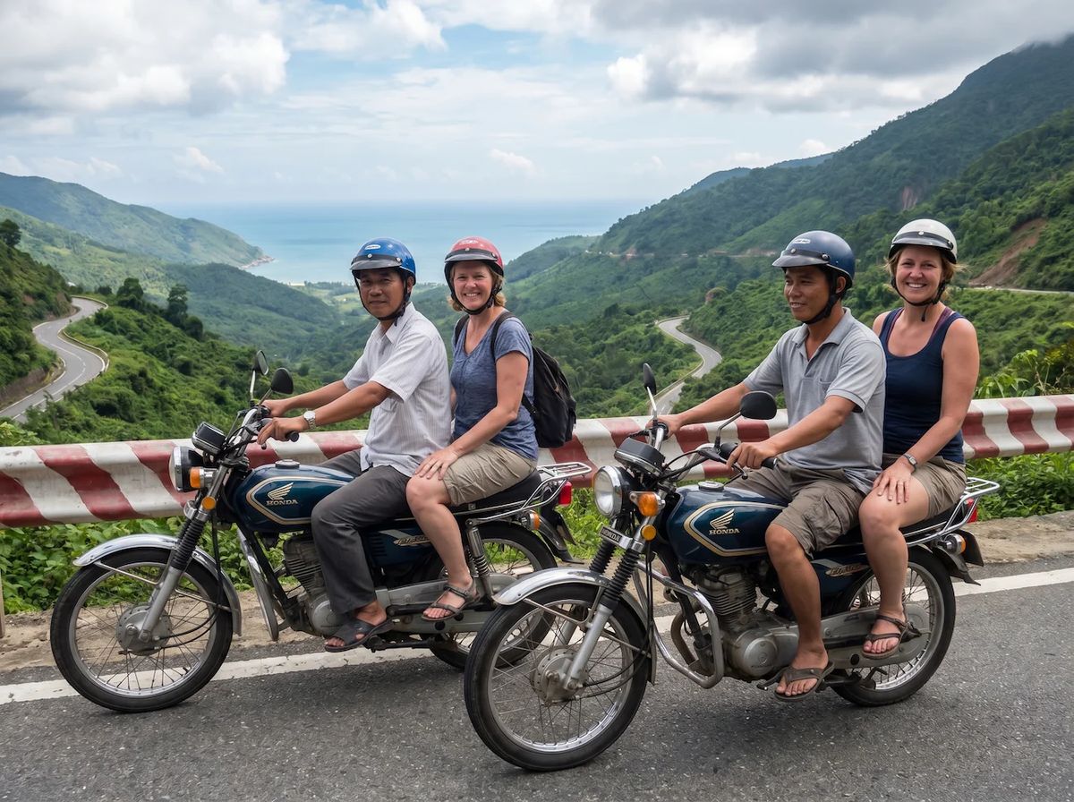 Hai Van Pass Easy Rider Motorbike — Private Full Day Tour