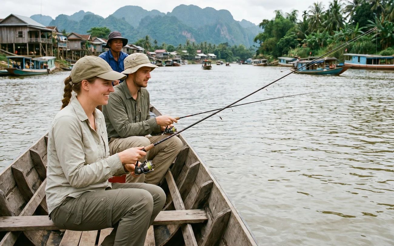 A Day as a Mekong Fisherman and Farmer – fotografie 1